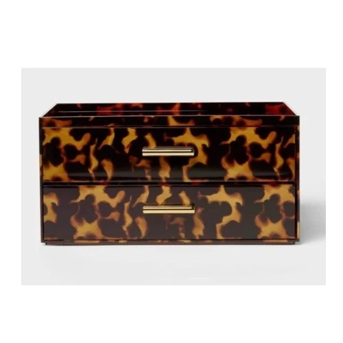Threshold™ Multi-Function Stacking Drawers Beauty Organizer, Animal Print