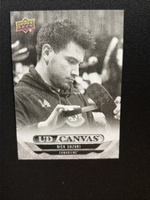 24-25 UD Series 2 Hockey Black And White Parallel  Canvas C186 Nick Suzuki
