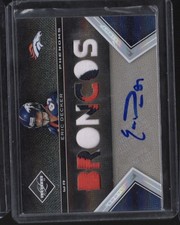 2010 PHENOMS SPOTLIGHT AUTOGRAPH FOOTBALL #226 ERIC DECKER RPA /25