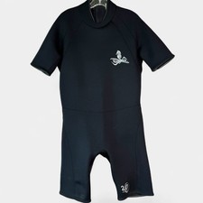 ScubaMax 2mm Neoprene Shorty Wetsuit Black Scuba Diving Snorkeling Surf