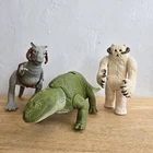 Lot Of 3 1979/1981 Kenner Star Wars Action Figures Tauntaun, Hoth Wampa, Dewback