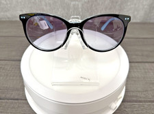 New Calvin Klein CK18509S 004 Black Blue SUNGLASSES 55-18-135mm