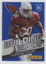2013 Panini Monster Box Prizm Building Blocks Blue Prizm Stepfan Taylor #21 0a3