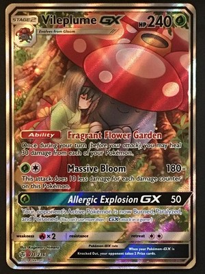 Vileplume GX (Full Art) 211/236 Holofoil SM - Cosmic Eclipse Ultra