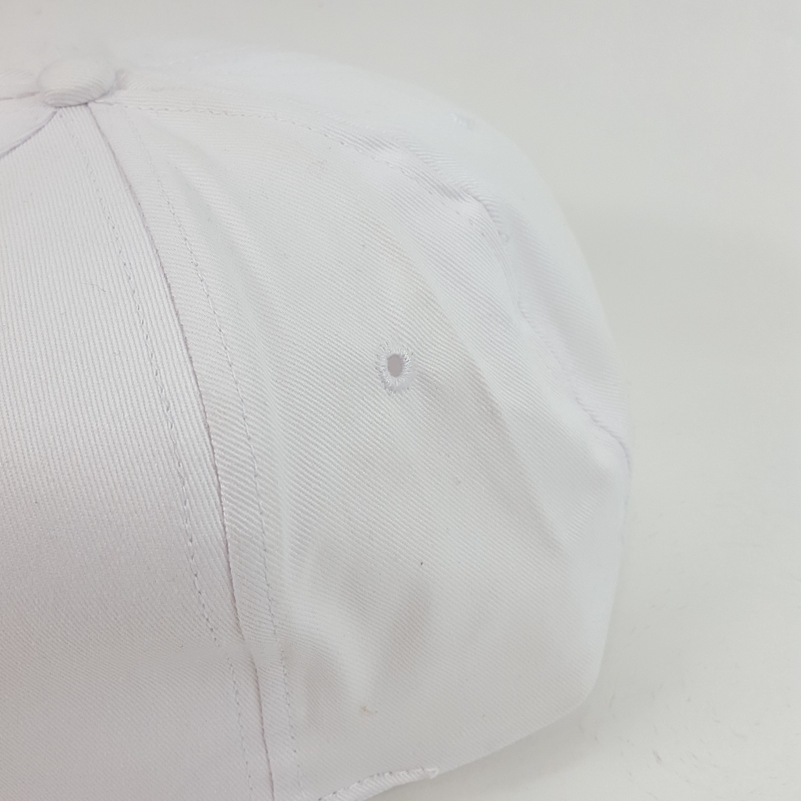 Blank White Plain Structured Snapback Adjustable … - image 3