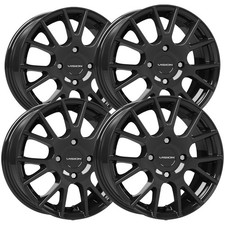 Set Of 4 Vision 18 Hellion 14x5.5 4x100 38mm Gloss Black Wheels Rims 14 Inch