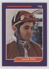 1992 Horse Star Jockey Star Cards Eddie Perez Eduardo Perez #196 0c4
