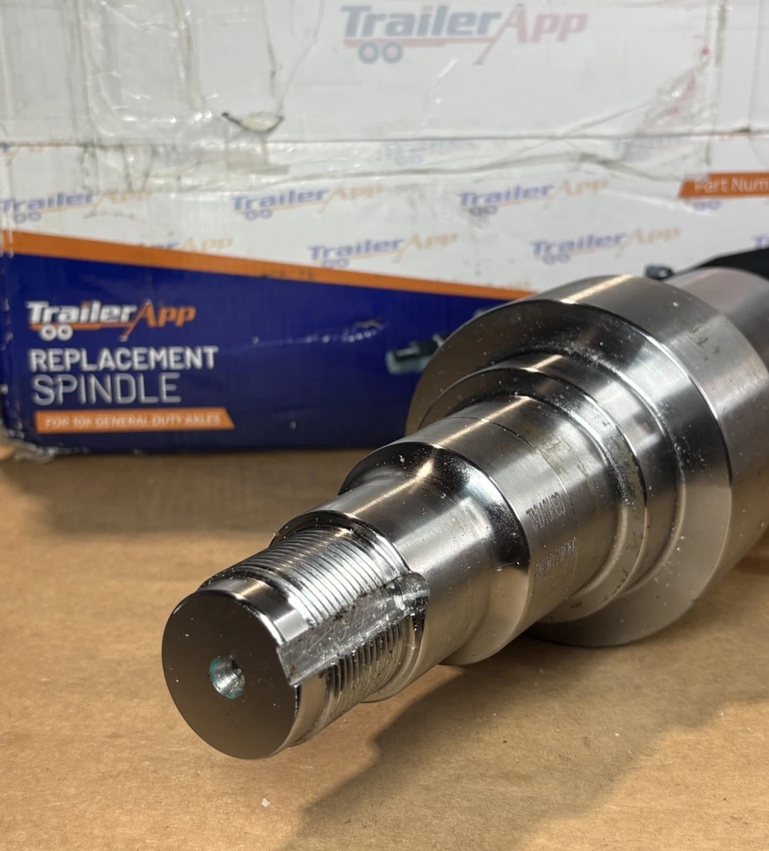 TrailerApp Replacement Spindle TAD10KGD For 10K General Duty Axles photo 2