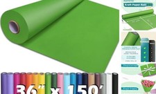 PerkHomy Medium Green Kraft Paper Roll 36" x 1,800" 150' for Gift Wrapping