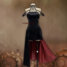 Hot Anime SPY FAMILY Yor Forger Cosplay Black Dress Suit Costume Carnival Show