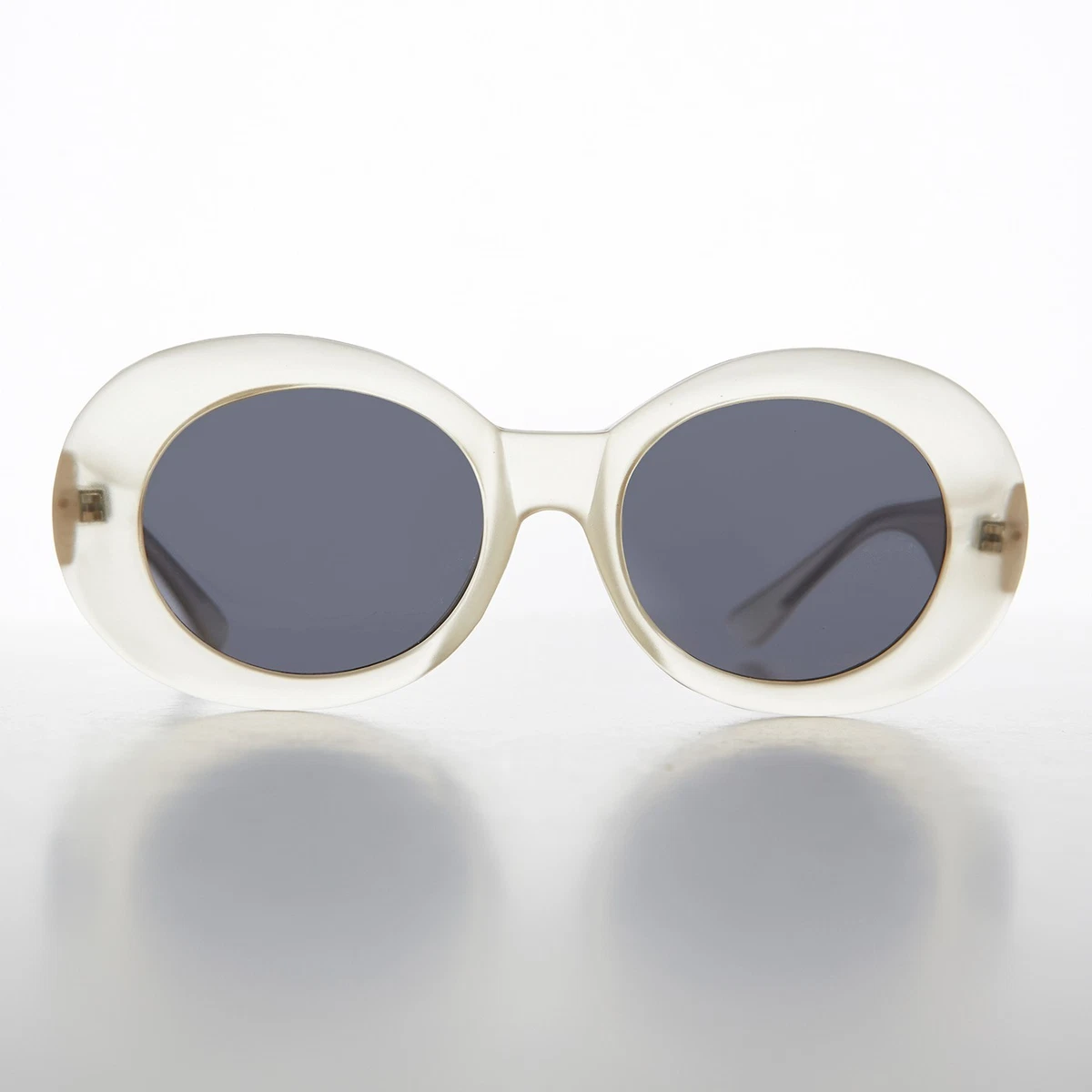 Vintage Metro Mirage Blue Translucent Oval Sunglasses Frames Only s-l1200.jpg main image 4