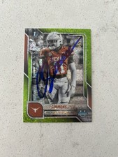 2025 Bowman Chrome Colin Simmons Lime Green Refractor 1st /275 Auto Signed Texas