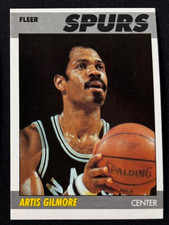 ARTIS GILMORE 1987-88 FLEER SAN ANTONIO SPURS