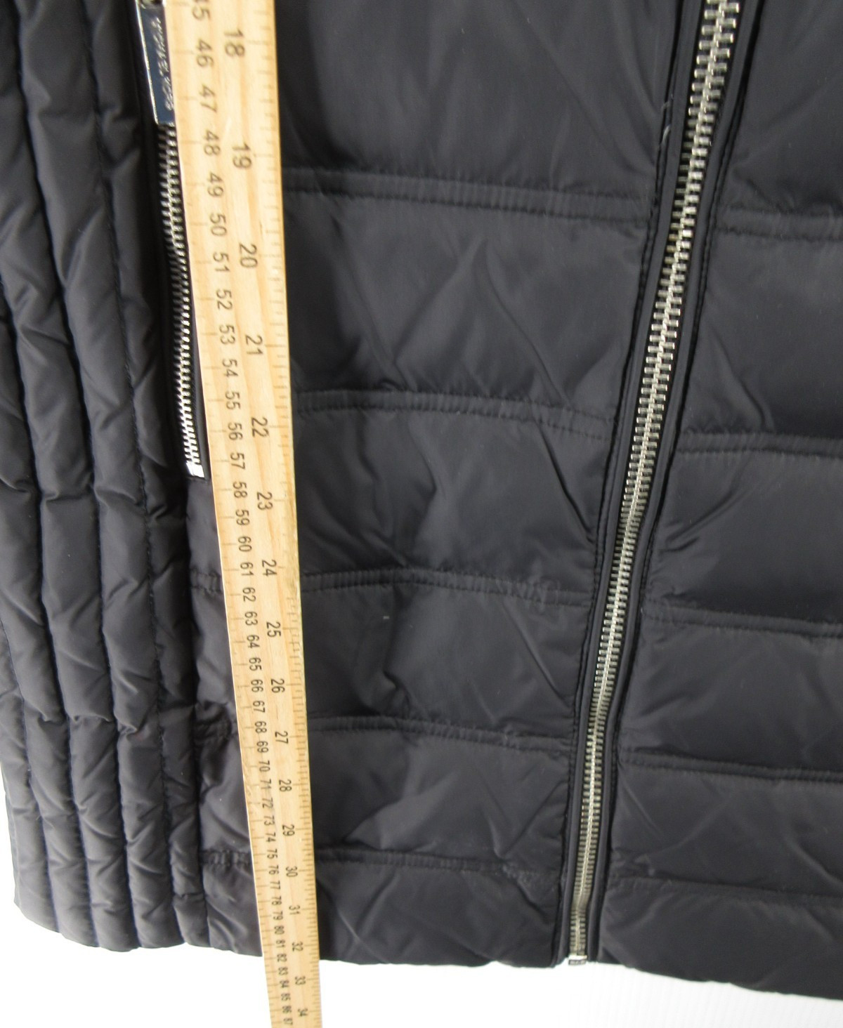 Michael Kors Jacket Women XS Black Down Puffer Coat Quilted Hoodie Insulated * thumbnail 5