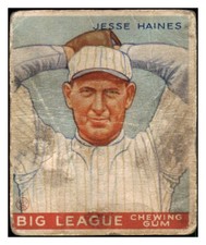 1933 GOUDEY # 73 JESSE HAINES CARDINALS GOOD 446744 (KYCARDS)