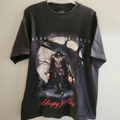 #ad #ad Vintage Sleepy Hollow Heads Will Roll T Shirt Size Large Giant Headless Horseman $189.95