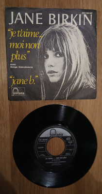 JANE BIRKIN - JE TAIME... MOI NON PLUS / JANE B. - 7''  - SINGLE - VG++ -