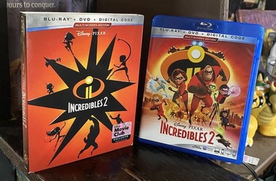 ポンタBiSH PEDRO Blu-ray DVD CDまとめ売り2 Disney Pixar Incredibles 2 DVD & Blu Ray W/ Slip Cover Movie Club