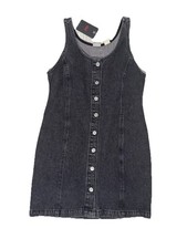 NWT Women’s Levi’s Black Tuli Denim Mini Dress Size Small