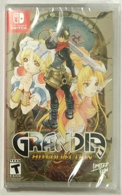 Grandia HD Collection Nintendo Switch Limited Run Games 080 New Factory Sealed