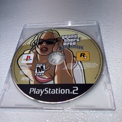 Grand Theft Auto: San Andreas (PlayStation 2, 2004) Ps2 Disc Only Rockstar-D2