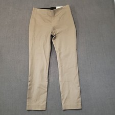 A New Day Pants Womens Size 4 High Rise Skinny Ankle Beige New