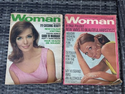 2x Vintage Woman Magazines 20th May & 8th July 1967