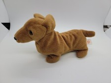 Ty Beanie Babies Weenie The Dachshund Dog Toy 1995 Errors 