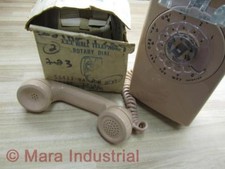 ITT 55413-BA-30M Beige Rotary Wall Phone
