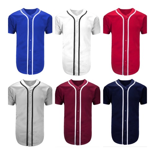 Mens Baseball Jersey Raglan Stripe Sports Uniform Team Hipster Tee Casual S-3X - 第 5/155 張圖片