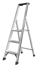 Image of Hymer Black Line Platform Steps w/ Tool Tray 10kg Capacity 1390-2630mm