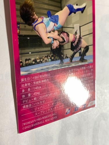 Tsukushi Haruka BBM Woman's Pro-Wrestling collector Jyoshi Pro Card No.087 #2 - Picture 12 of 12