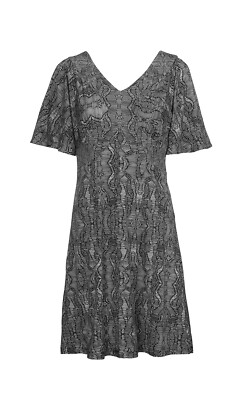 CAbi NWT Black Lace Print Twirl Dress Size Small #4641 Retail $158  $94 |  eBay