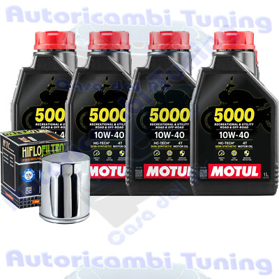 Service Öl Motul 5000 10W40 für Harley Davidson Softail Springer� 2008>2009