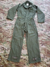 🇺🇸 USGI ISSUED USAF ARMY NAVY MECHANICS COVERALLS SANTEEN 100% COTTON MEDIUM