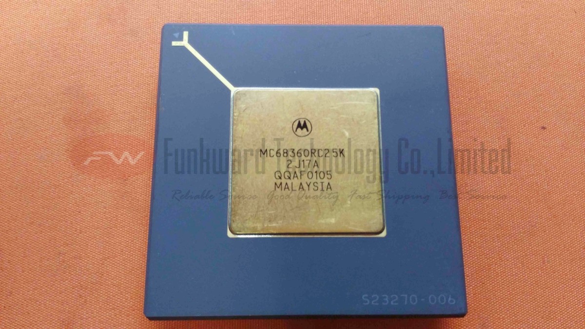 奏様 Motorola MC68360RC25K 68360 32-BIT Vintage Microprocessor 25MHz