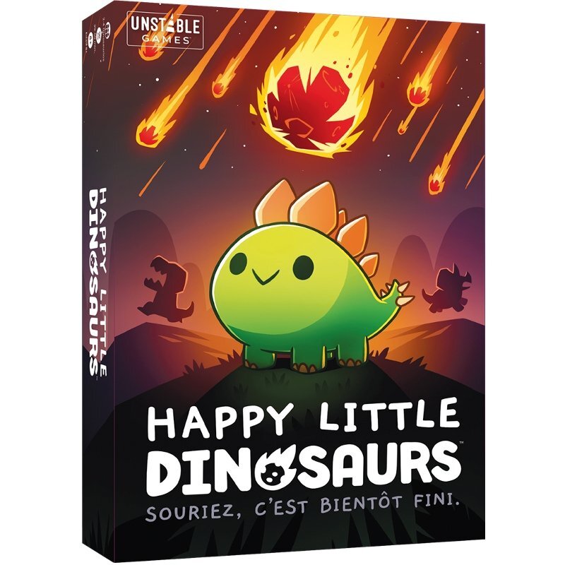 Happy Little Dinosaurs Jeu de Société TeeTurtle Cartes Stratégie Humour Ambiance