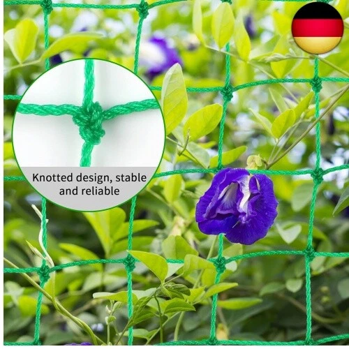 Ranknetz - Gurkennetz mit 50 Pflanzenbinder, Rankgitter für Gurken, - Bild 3 von 8