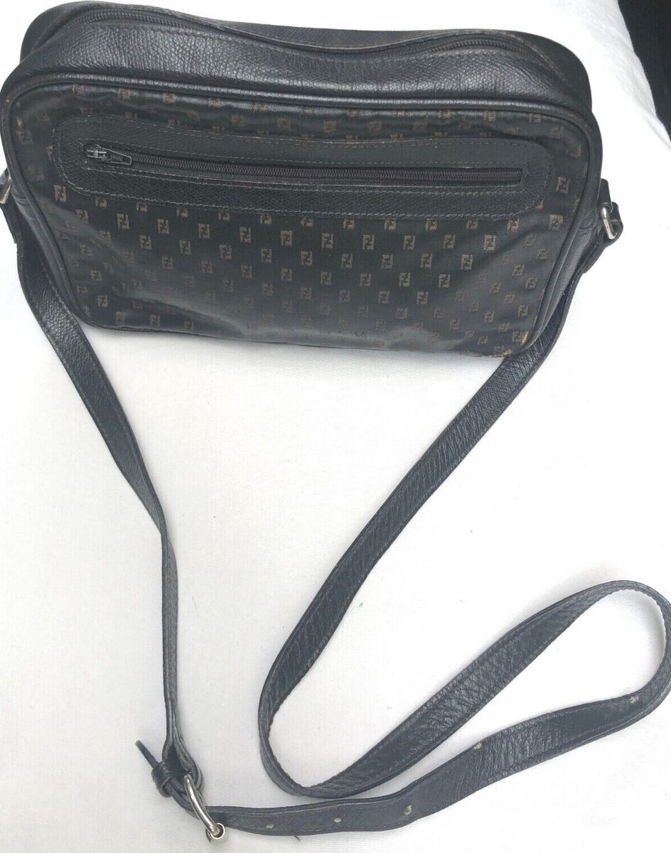 FENDI VINTAGE Roma 1925 SAS Womens Bag Crossbody Italy FENDI VINTAGE Roma 1925 SAS Womens Bag Crossbody Italy