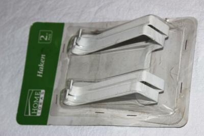 Home Ideas 4 Haken 2er Duo Pack Türhaken weiß bis 1 Kg 4288441155159