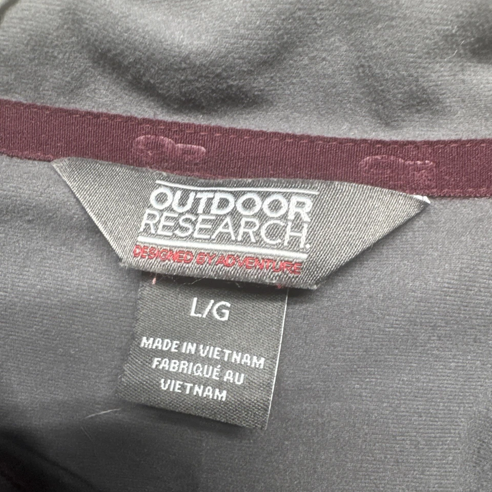 Outdoor Research Winter Ferrosi Jacket L Purple Water Wind Resistant Insulated - Image 3 of 4