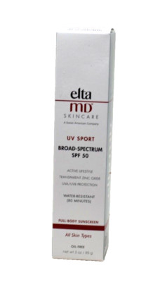 EltaMD Skincare UV Sport Broad-Spectrum SPF 50 EXP 4/2026 3 oz NIB Foil Sealed