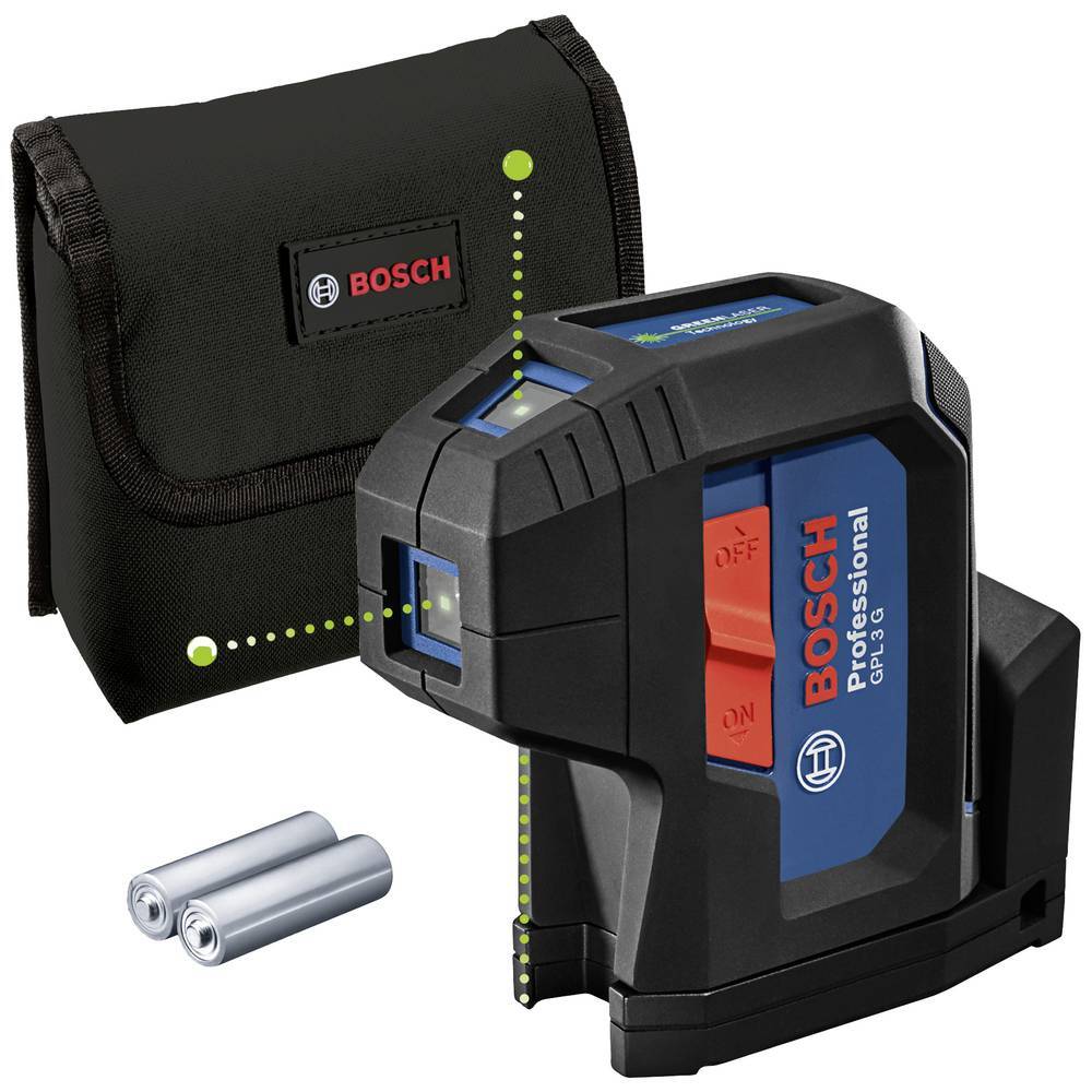 Bosch Professional GPL 3 G Laser a punti incl. custodia Raggio di azione