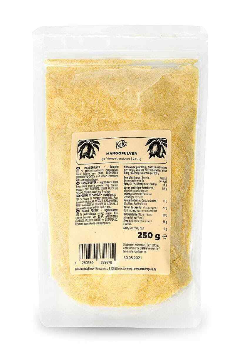 KoRo | Gefriergetrocknetes Mangopulver 250 g