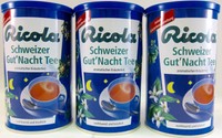 Ricola Herbal Tea: Good Night -3 X 200g -made In Germany Ricola Herbal Tea: Good Night -3 X 200g -made In Germany
