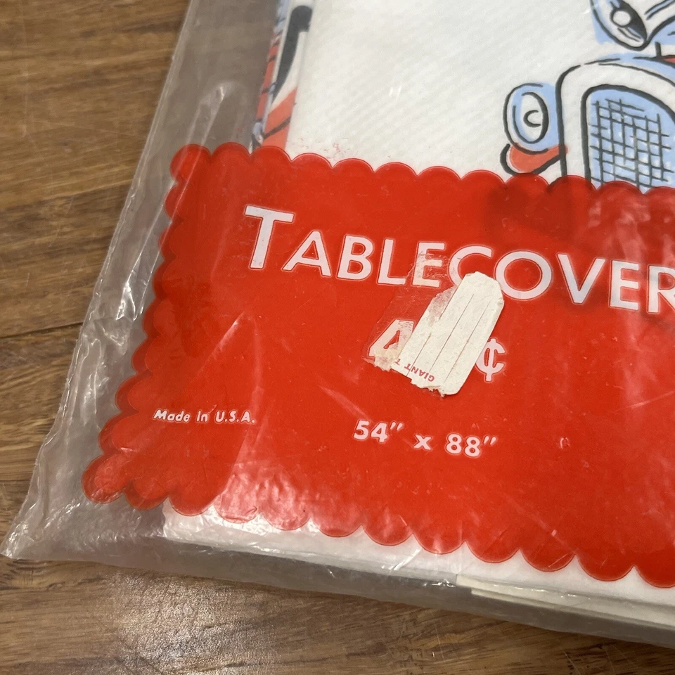 CUBIERTA DE MESA DE PAPEL DE COLECCIÓN Niño Bombero ~ Suministros de Fiesta de Cumpleaños Decoraciones Foto 3 de 4