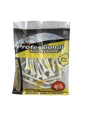 Pride Performance Professional Tee System Plastic Golf Tees (30 Count) , Yell...