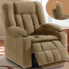 Triple Motor Large Power Lift Recliner Chair, Infinite Position ,Lay Flat