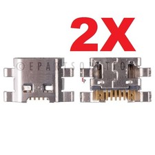 2X LG K30 LMX410 LMX410TK Micro USB Charger Charging Port Dock Connector USA