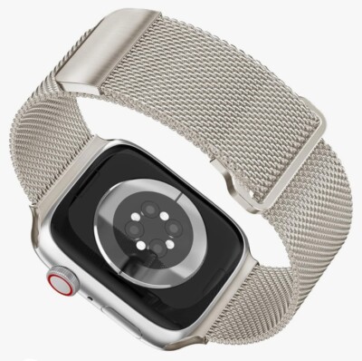 Stainless Steel Watch Milanese Loop Band 41 MM Silver For